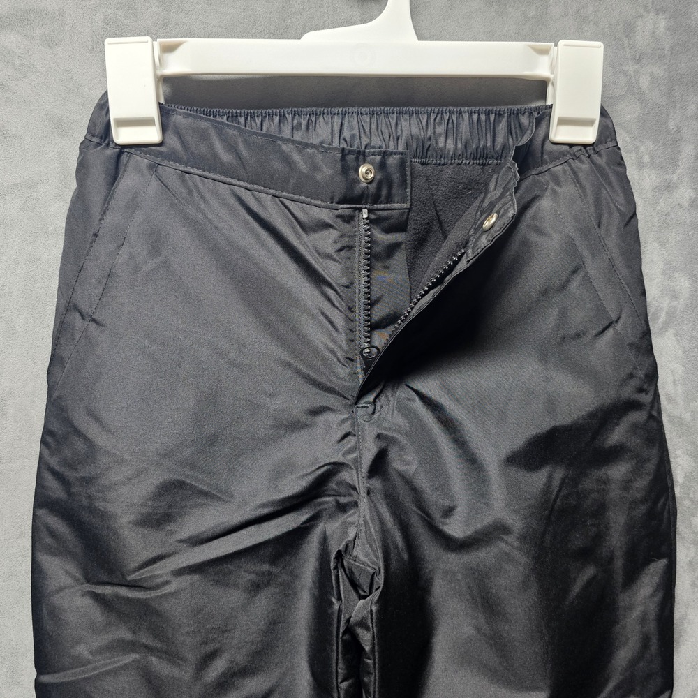 The Childrens Place Black‎ Snow Pants Kids Size 10 Insulated Fleece Lined New